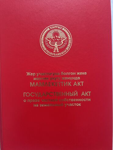 участок в антоновка: 1100 соток, Бизнес үчүн, Сатып алуу-сатуу келишими, Кызыл китеп, Техпаспорт