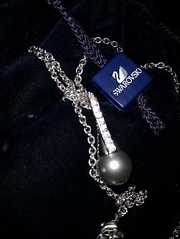 Ogrlice: Swarovski kristali i swarovski Uzgajani biser NOVO 2000 P R E L E P — 8