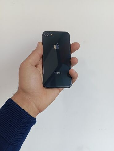 Apple iPhone: IPhone 8, 64 GB, Blue Titanium, Barmaq izi