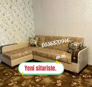 Bitkilər: Künc divan, Yeni, Açılan, Bazalı, Vеlur parça, Pulsuz çatdırılma