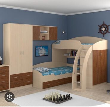 детская кровать баку: Для девочки и мальчика, Новый, Кровать, С матрасом