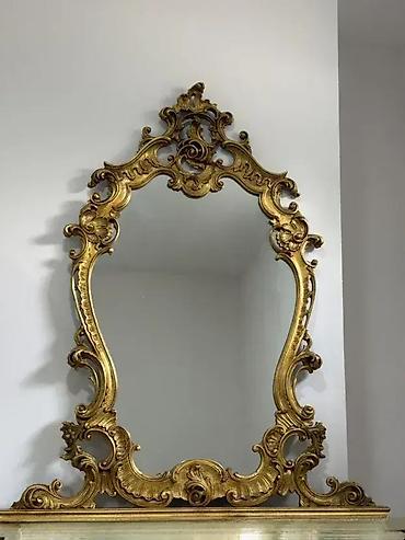 100cm: Stilska konzola i ogledalo PRELEPO 🪑 Dobro stanje Dimenzije: 📏 — 8