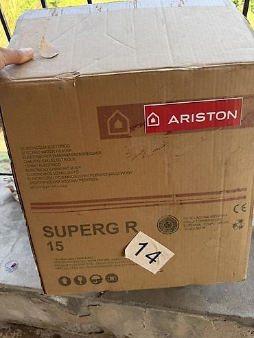 ariston su qızdırıcı: Ariston SUPERG R 15 elektrik su qızdırıcısı. 15 litrlik Ariston. Köç — 1