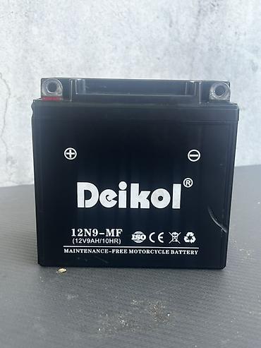 Транспорт: Deikol 12N9-MF motosiklet akkumulyatoru Yaxşı Vəziyyətdədir, saz — 1