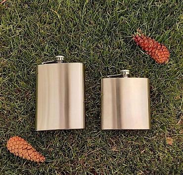 stalak za cigarete: PLJOSKE (180-230ML) - DVE DIMENZIJE 6 I 8 OZ | Pljoske Inox 6 i 8 OZ — 2