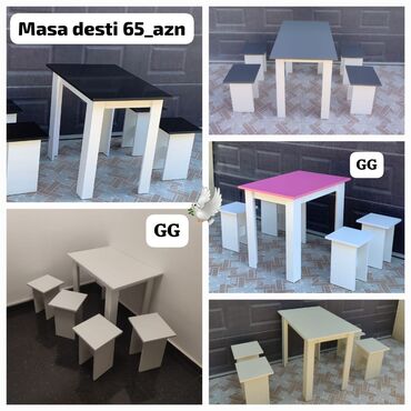 Masa və oturacaq dəstləri: Masa desti yeni