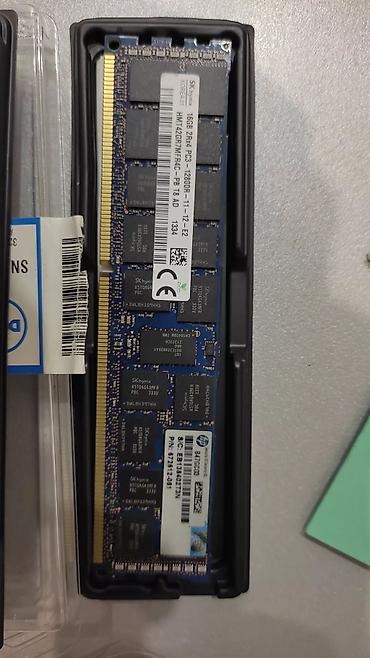 серверная: Оперативная память DDR3 16Gb, серверная, с ECC, Registered. есть в — 1