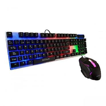 trimer za nausnice: GEJMERSKA TASTATURA I MIS CRNA I BELA NOVO GAMING AKCIJA | Cene nisu — 2