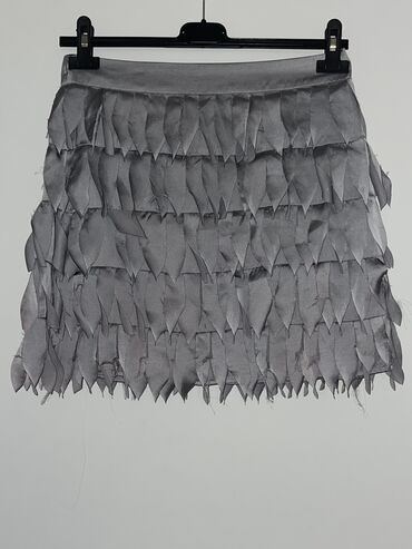 Skirts: S (EU 36), Mini, color - Grey