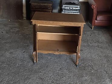 sofa od kože: Drvena komoda/ormarić na točkićima – klasičan stil - Materijal — 4