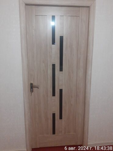 qoşa qapılar: MDF Otaq qapısı 80x200 sm, İşlənmiş, Zəmanətsiz