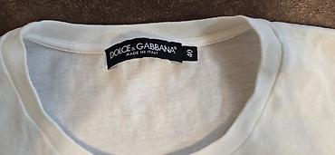 дольче милк: Футболка, Классическая модель, Италия, Dolce & Gabbana, Хлопок, Б/у, S — 2
