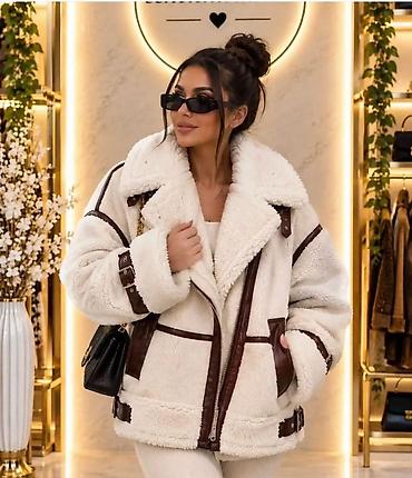 ugg cizme popust: Atraktivna, moderna i izuzetno topla ženska jakna/bundica u aviator — 1