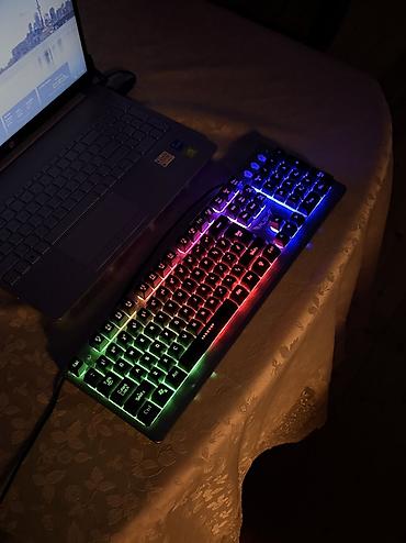 Настольные ПК и комплектующие: RUSH RGB Oyun Klaviatura Məhsulun xüsusiyyətləri: Brend: RUSH — 5