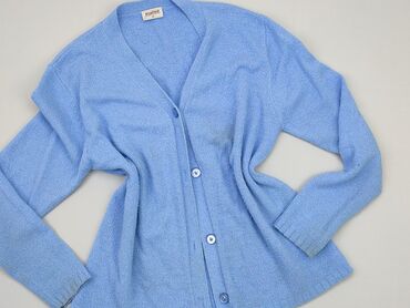 błękitna eleganckie bluzki: Кардиган, M, стан - Хороший