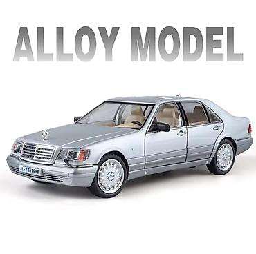 mersedes saat: Metaldan yığılmış kolleksiya modeli – klassik sedan (1:18 miqyaslı) — 1