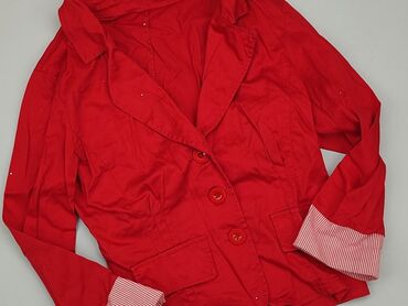 sukienki na wesele czerwone długie: Women's blazer L (EU 40), condition - Good