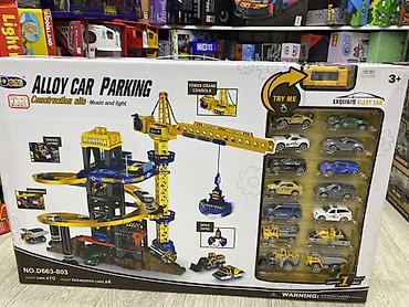 машина пулт: Игровой набор “Alloy Car Parking — Construction Site” (музыкальный и — 1