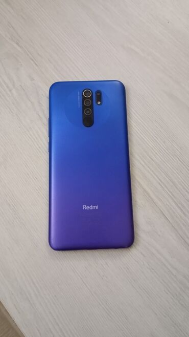 Xiaomi: Xiaomi Redmi 9, 32 GB, rəng - Göy, 
 Barmaq izi