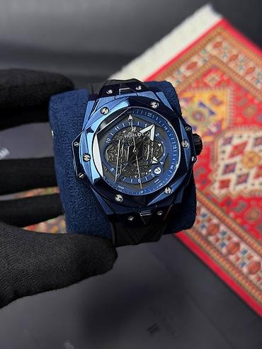 Новый, Наручные часы, Hublot, цвет - Голубой at lalafo.az Новый, Наручные часы, Hublot, цвет - Голубой