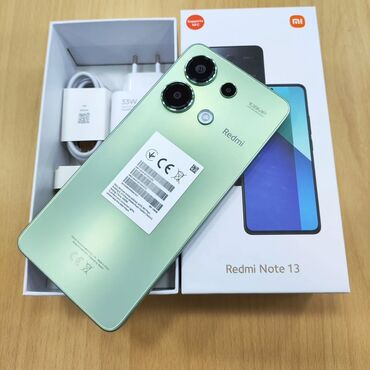 işlənmiş kompüter: Redmi Note 13, 128 GB, rəng - Yaşıl, Zəmanət, Barmaq izi, İki sim kartlı