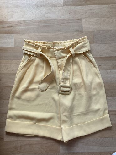 sinsay pantalone: S (EU 36), bоја - Žuta, Jednobojni