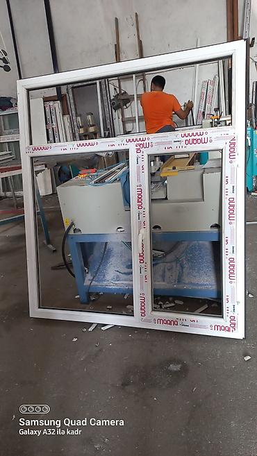 plastik bocka: Plastik pəncərə 140x160.iki ədəddir Bir ədədi 160 man — 2