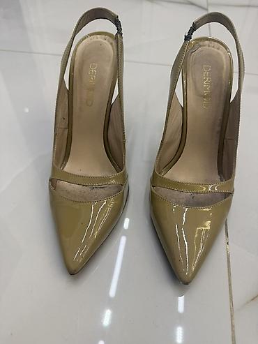 tufliler 2021: Brend: Derimod Model: Qadın yüksək dabanlı açıq daban (slingback) — 1