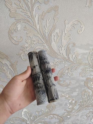 qalin teker velosiped: Velosiped üçün sükan ucları (bar end) dəsti - Material: sıx — 1