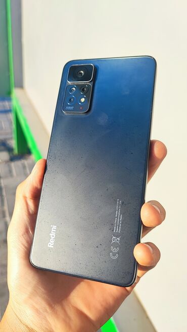 телефон оппа: Redmi, Redmi Note 11 Pro, Колдонулган, 256 ГБ, түсү - Көк, 2 SIM