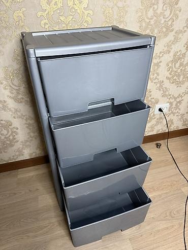 Комоды для одежды: Пластиковые комоды-органайзеры с выдвижными ящиками - Модель — 4