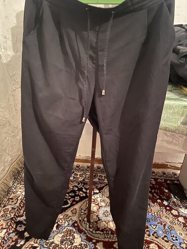 спартивный штаны: Повседневные брюки, Высокая талия, Лето