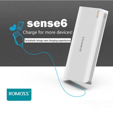 185 oglasa | lalafo.rs: Power Bank eksterna baterija Romoss sense 6 U kompletu dobijete USB