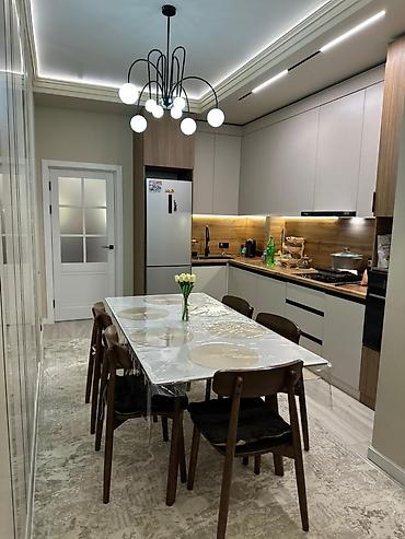 кварира в каинда: 3 комнаты, 82 м², Элитка, 11 этаж, Дизайнерский ремонт — 2