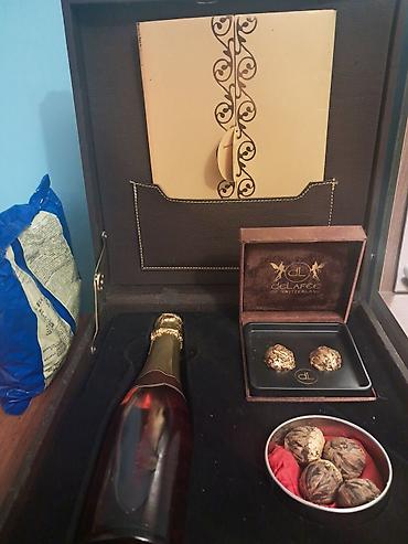 bildirçin əti satışı: Məhsul: DeLafée of Switzerland – Musseux Rosé Brut 24 karat qızıl — 7