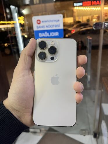 ucuz iphone x: IPhone 13 Pro, 128 GB, Qızılı, Face ID