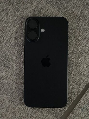 redmi note 13 бишкек: IPhone 16, Колдонулган, 128 ГБ, Кара, Коргоочу айнек, Каптама, Кабель, 98 %