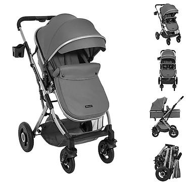 Kolica za bebe: KikkaBoo kolica Scarlett – dark grey (šifra: KKB2) - Pogodna od — 10