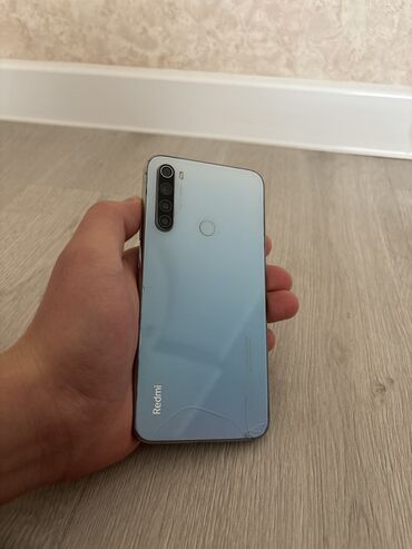 redmi x27: Redmi, Redmi Note 8, Б/у, 64 ГБ, цвет - Синий, 2 SIM