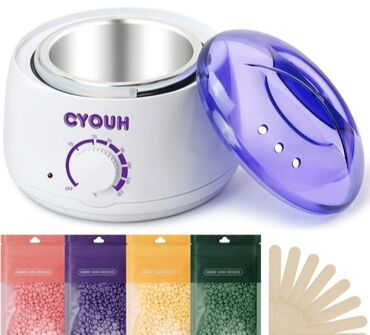 Šminka: Topilica za Vosak za Depilaciju NOVO 5x100 gr Voska u Granulama AKCIJA — 2