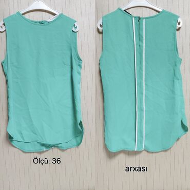 Köynək və bluzalar: Türkiyə fabrik mallarıdır hər birinin qiyməti çox ucuzdur 3-7 manat — 11