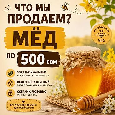 цена мед: Натуральный мёд - Цена: 500 сом - 100% натуральный, без добавок и — 1