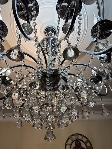 İşıqlandırma: Çılçıraq, 10 və daha çox lampa, Metal — 3