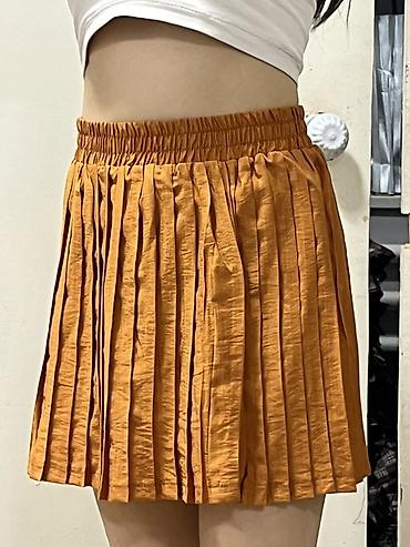 Костюмы с юбкой: Костюм с юбкой, Модель юбки: Плиссе, Мини, Топ, Made in KG, S, M — 1