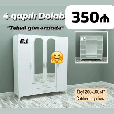 siyirmeli dolab: Qarderob, paltar dolabı, Düz dolab