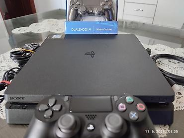 PS4 (Sony Playstation 4): Sony PS4 Slim 500gb + 2 dzoya + 20 igre = 229e Mogućnost da kupac sam — 3