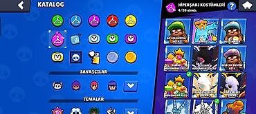 brawl stars 2: Brawl Stars hesabı – yüksək inkişaf etmiş kolleksiya - Kupa yolu — 5