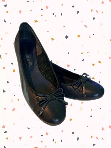 обувь женс: Кожаные балетки Bellissima 41 размер. Натуральная кожа. Состояние