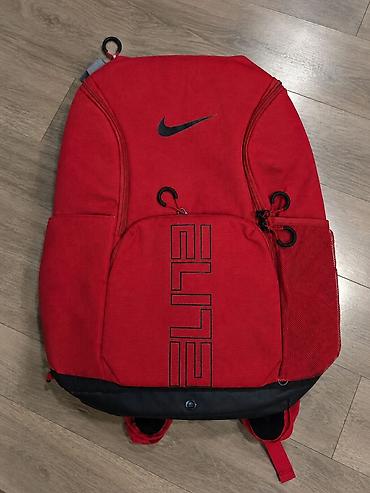 nike tech flecee: Рюкзак Nike Elite — спортивный городской рюкзак в ярко‑красном цвете — 1