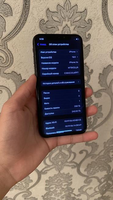 Мобильные телефоны и аксессуары: IPhone Xs, Б/у, 256 ГБ, Чехол, 75 % — 3